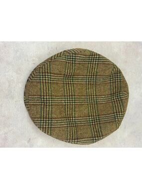 Vintage Christys London Wool Tweed Newsboy Cap Made in Ireland